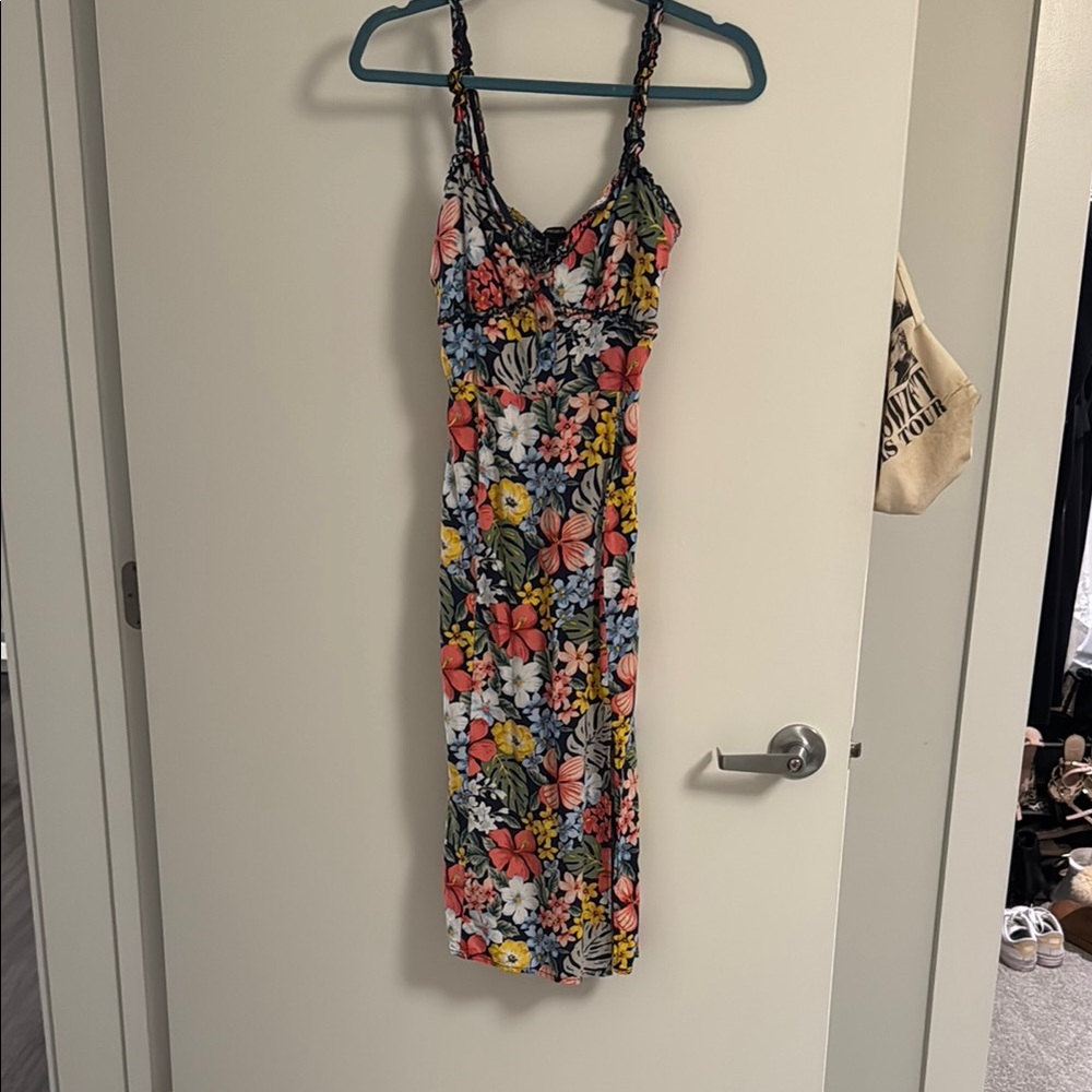 Forever 21 Vibrant Floral Midi Dress